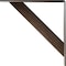 Ekena Millwork Traditional Steel Bracket, Hammered Dark Bronze 2"W x 16"D x 16"H BKTM02X16X16TRHDB - alternate 7